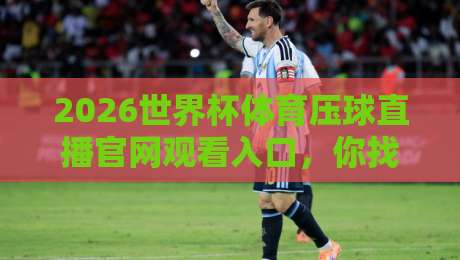 2026世界杯体育压球直播官网观看入口,你找到正确的那扇门了吗?