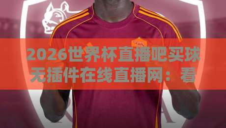 2026世界杯直播吧买球无插件在线直播网:看球新姿势,你试过吗?