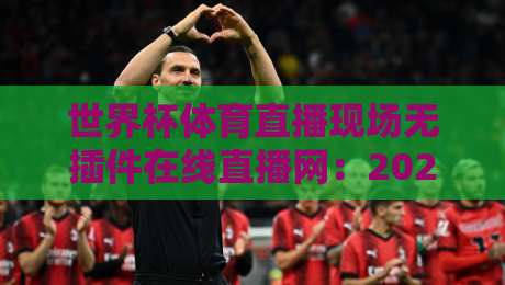 世界杯体育直播现场无插件在线直播网:2026年球迷必备的观赛新姿势