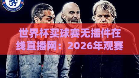 世界杯买球赛无插件在线直播网：2026年观赛与竞猜全攻略