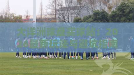 大洋洲球盘买球站:2026最新玩法与避坑指南(资深编辑亲测) 大洋洲球盘买球站:2026最新玩法与避坑指南(资深编辑亲测)
