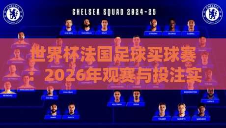 世界杯法国足球买球赛:2026年观赛与投注实战指南
